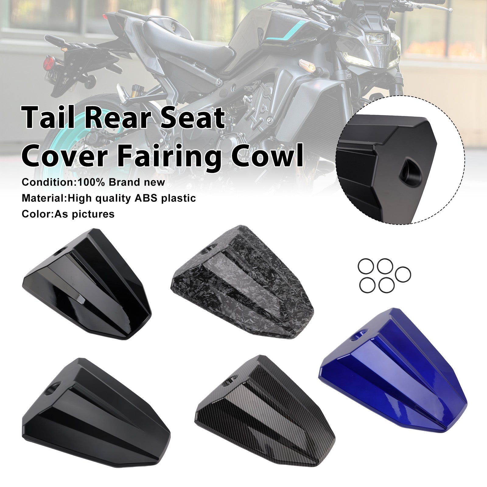 2024-2026 For Yamaha MT-09 / SP Tail Rear Seat Cover Fairing Cowl