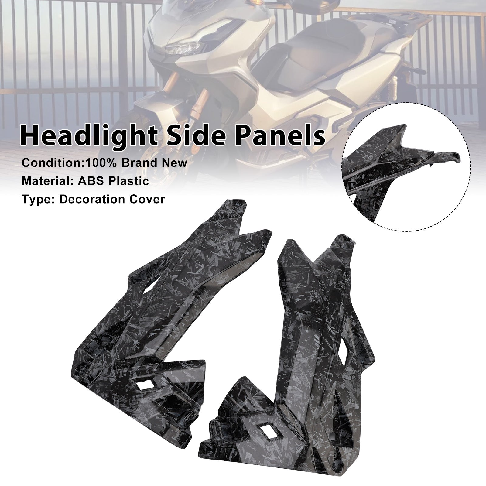 2022-2025 Honda ADV 350 Headlight Side Panels Fairing