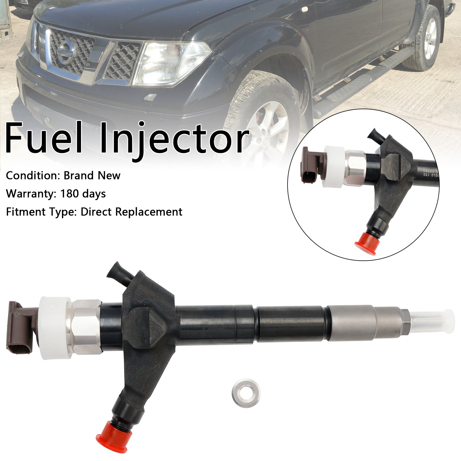 Nissan Pathfinder R51 YD25 Euro4 1PCS Fuel Injector 095000-6250 16600-EB70A