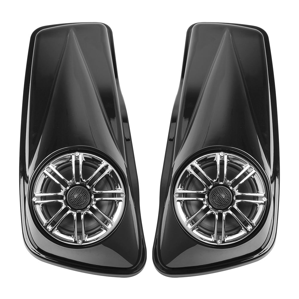 Speaker Lids For Harley Touring Street Electra Glide Hard Saddlebag 6.5 2014-21,Saddlebag Lids Gasket Hardware Set for Touring Street Electra Glide 14-21,Saddlebag TRIPLE 6.5 Lids w/ Speaker Fits for Harley Touring Electra Glide 14-21
