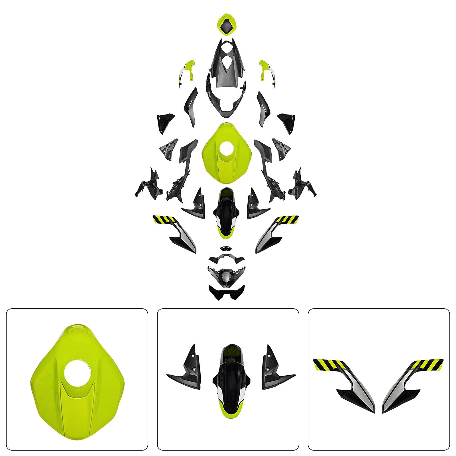 Injection Bodywork Fairing Kit for Street Triple 765 R/RS 2023-2025