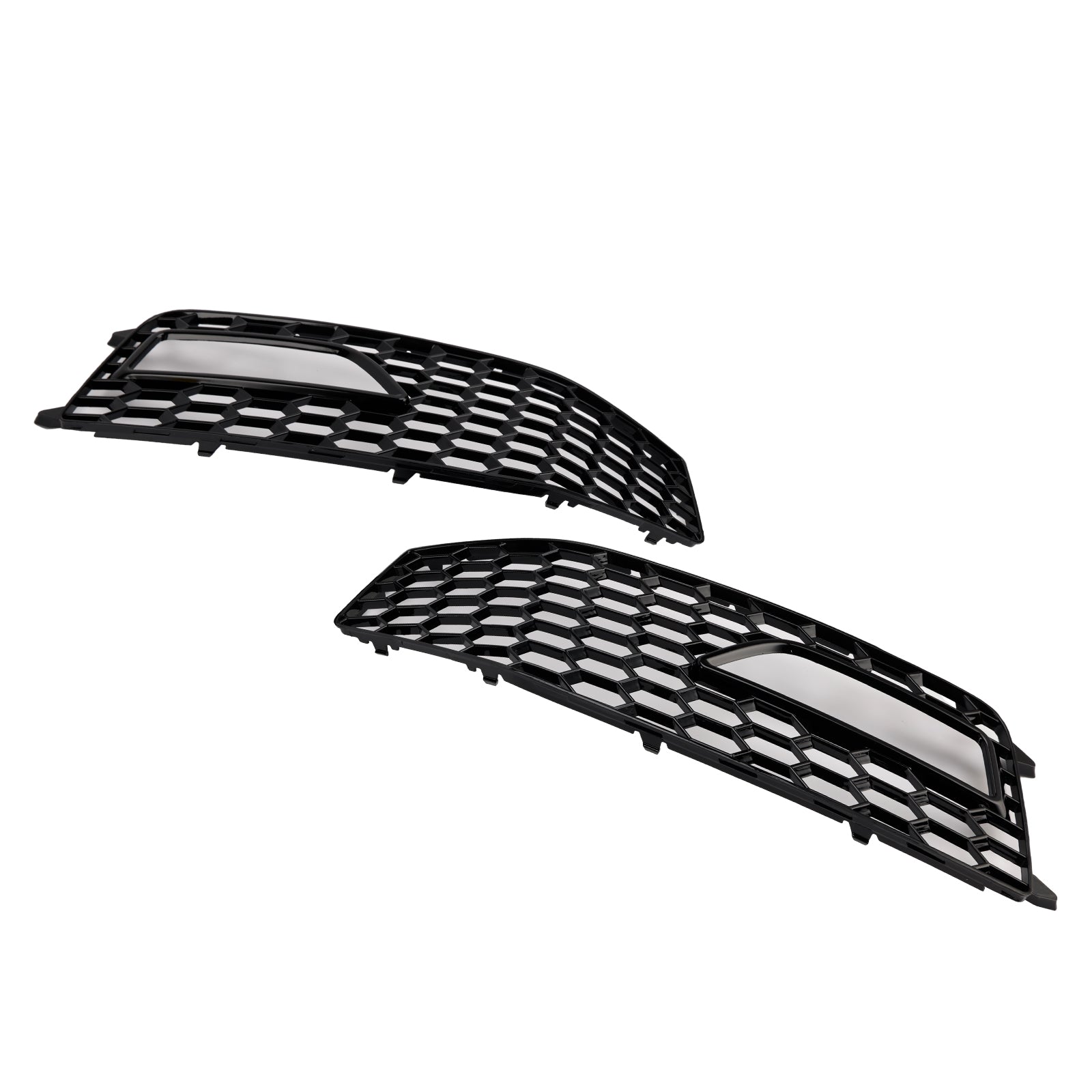 2013-2015 Audi A4 S-line S4 2PCS Bumper Fog Light Lamp Cover Grille Grill