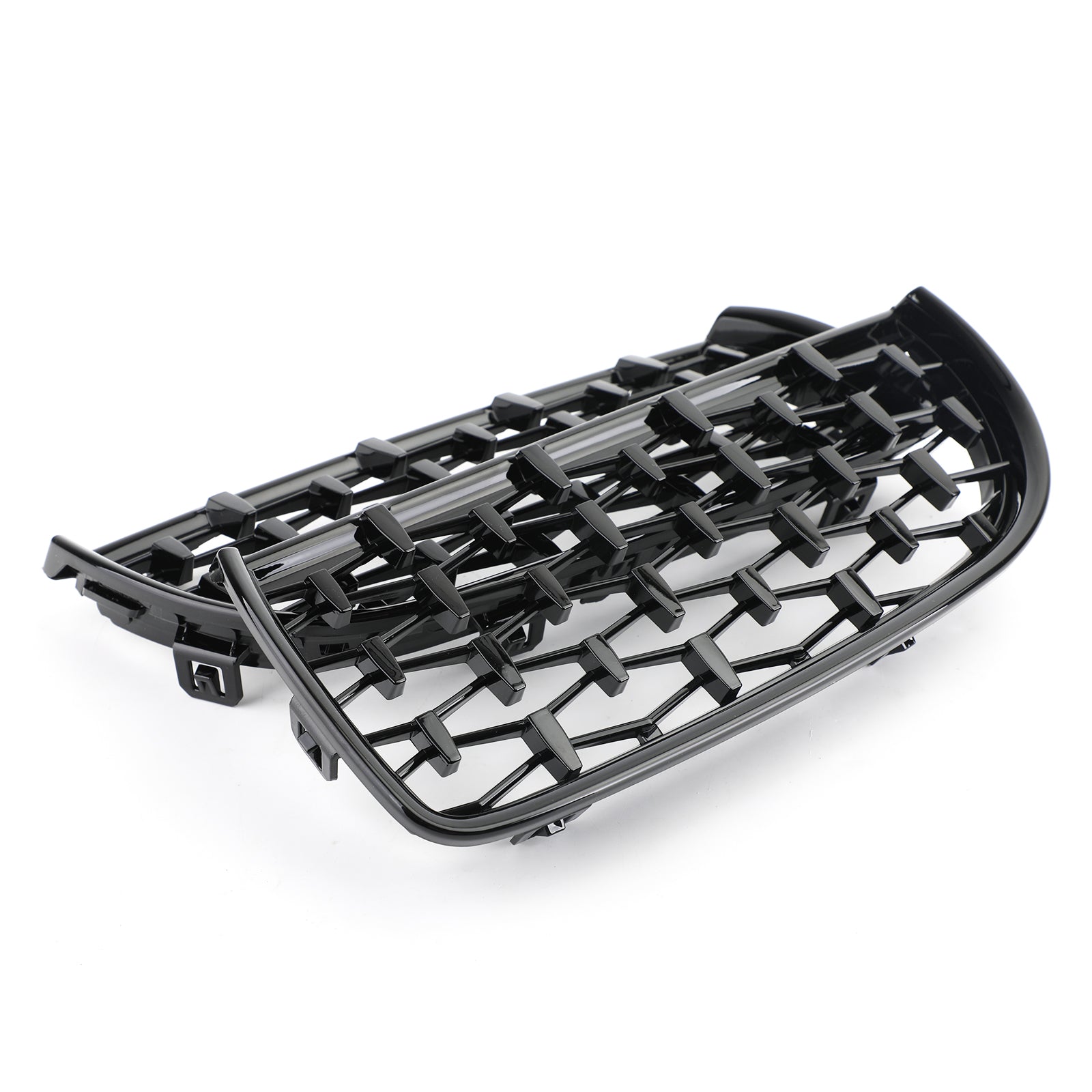 Meteor Black Kidney Grill Mesh Grille Fit for BMW E90 3 Series Sedan 2005-2008 51712151895 51712151896 51712151897 51712151898 Generic