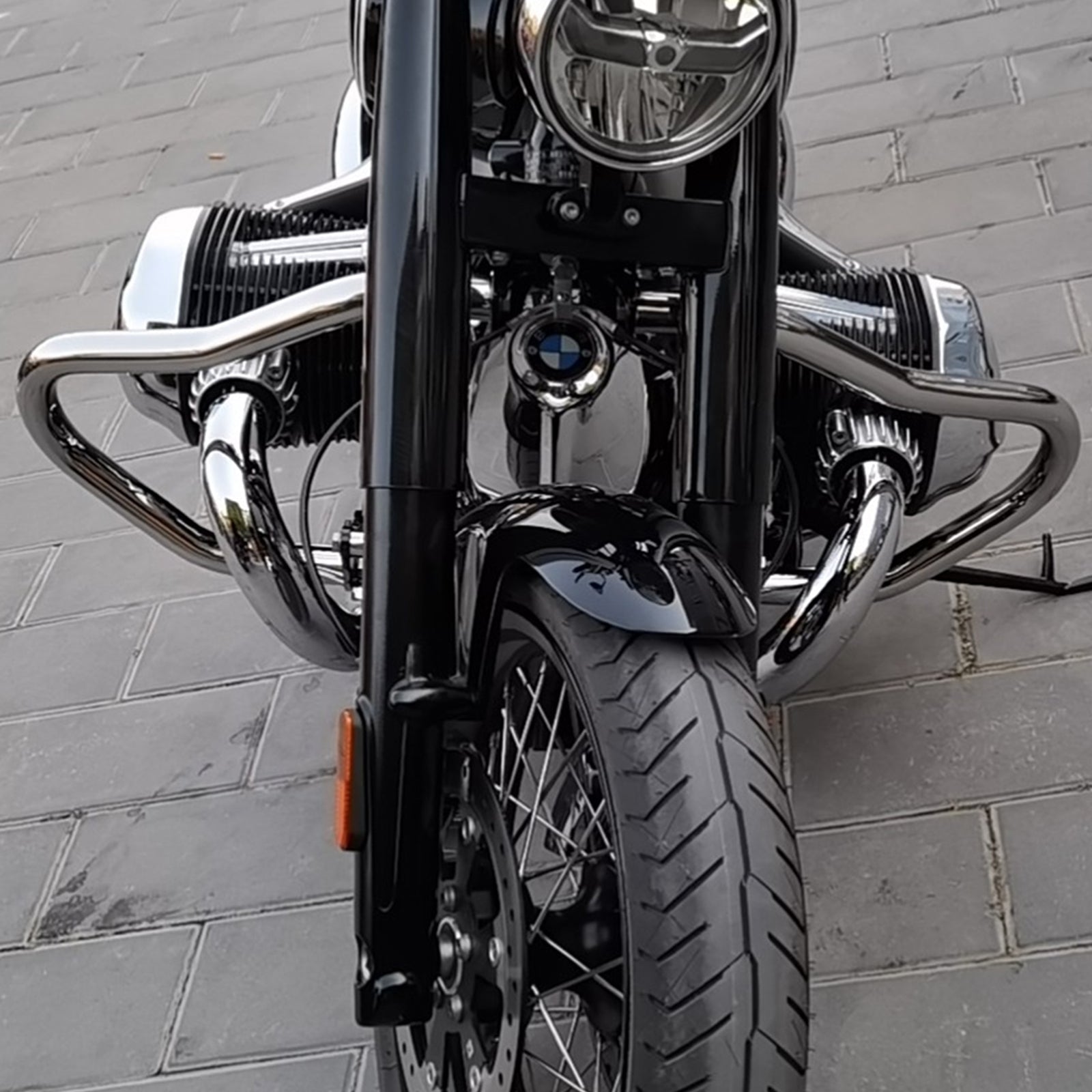 Engine Guard Crash Bar Frame Protect Bumper Black Fits For Bmw R18 Classic 20-21