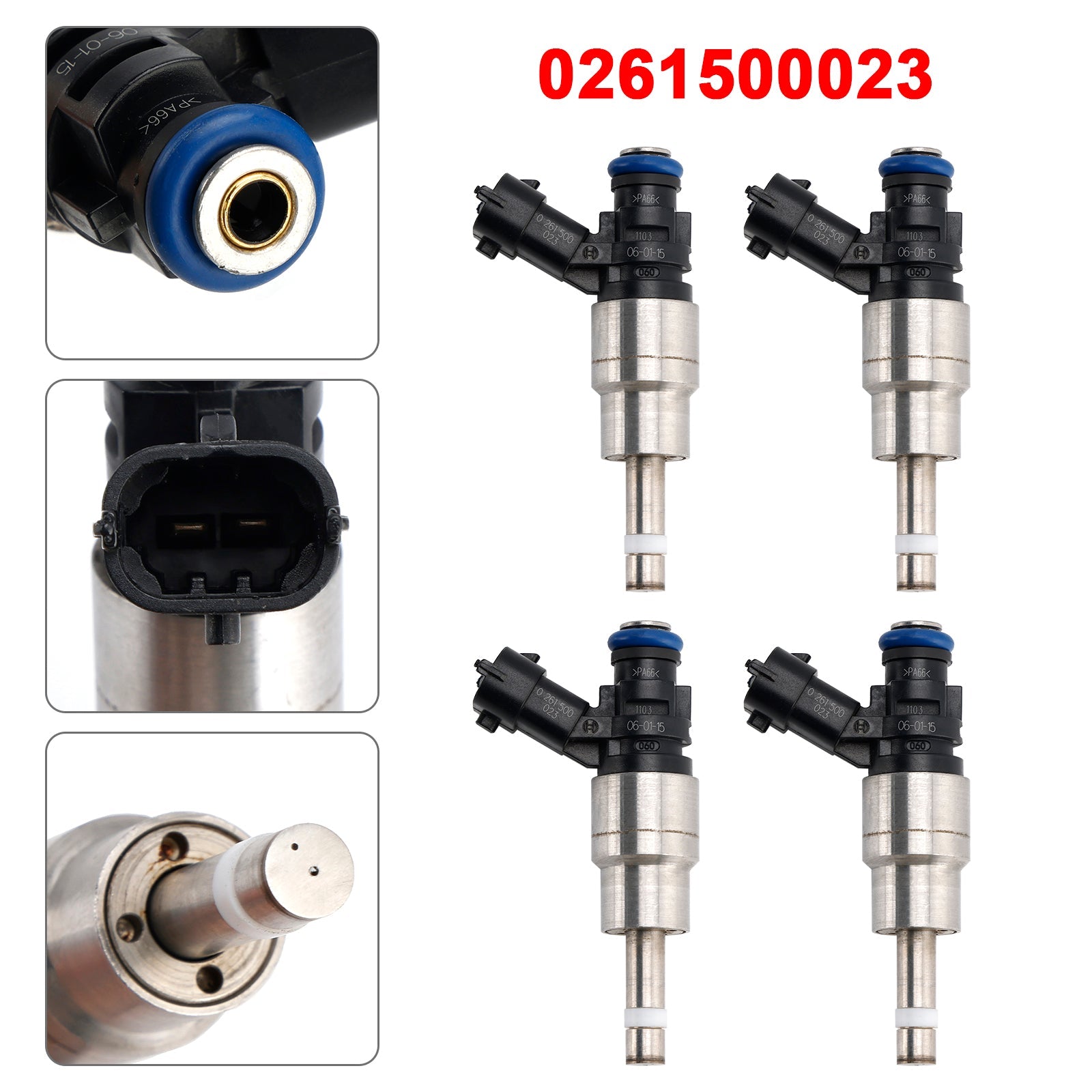 4Pcs Fuel Injector For Alfa Romeo 159 939 Brera Spider 2.2 JTS 0261500023