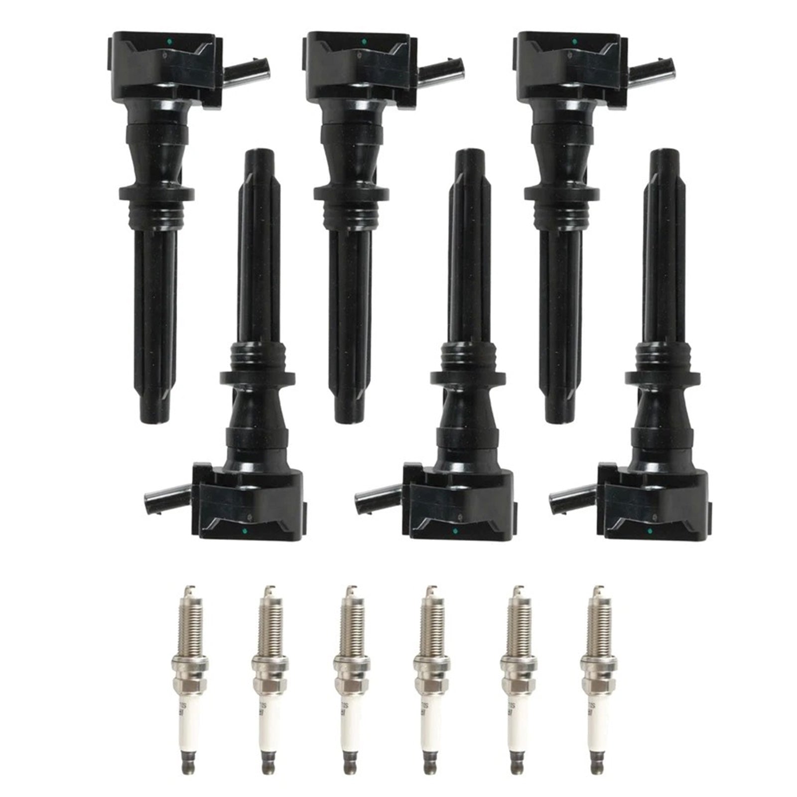 For Land Rover Range Rover V6 3.0L GAS 2014-2019 LR035548 6 Ignition Coils Spark Plugs