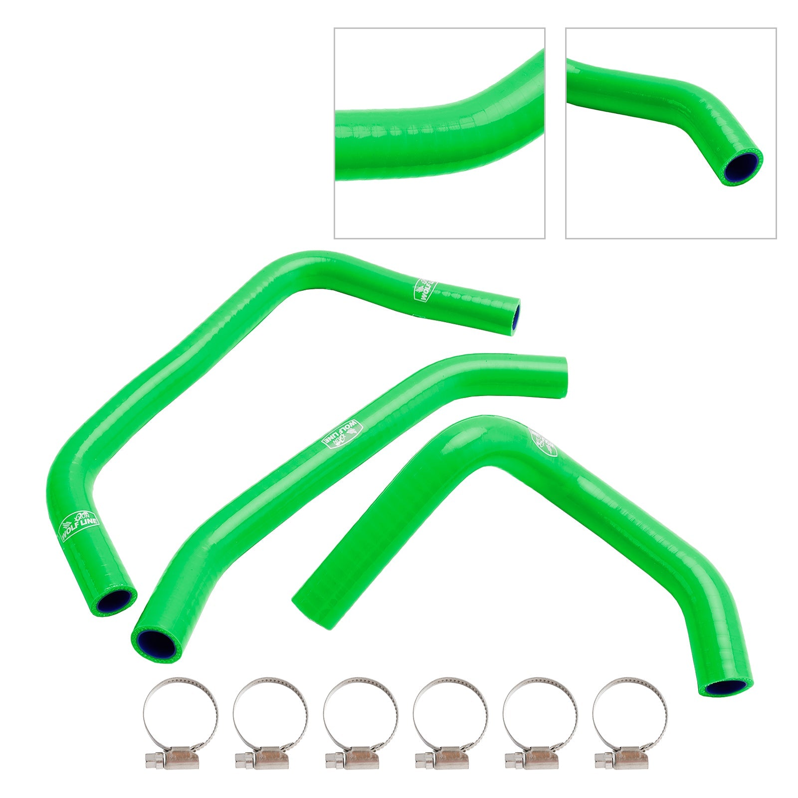 2023-2024 Kawasaki ZX4R ZX-4RR Silicone Radiator coolant Hose kit