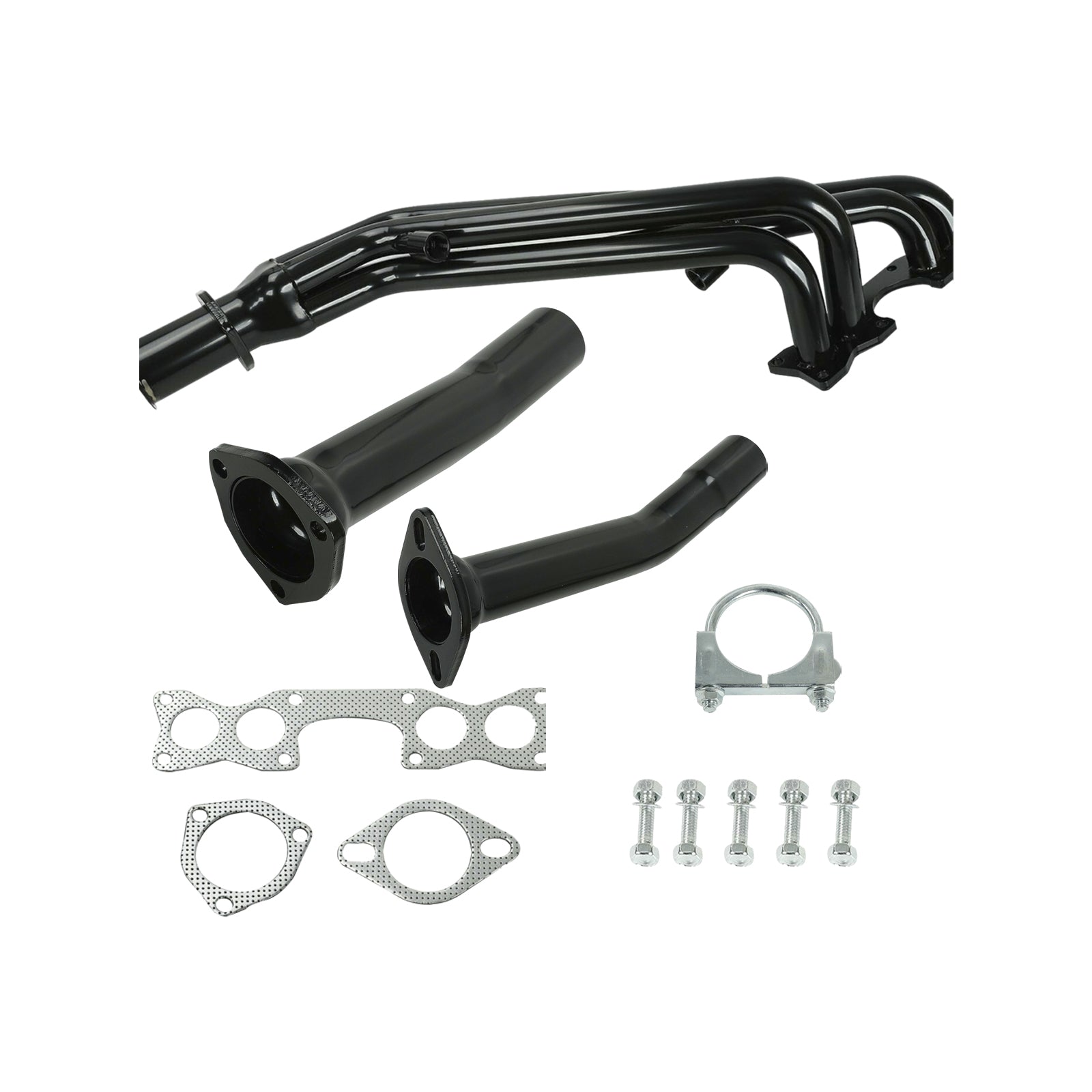 Steel Header Manifold Exhaust Fit Nissan D21 Pickup 2.4L 1990-1995 Tri-Y