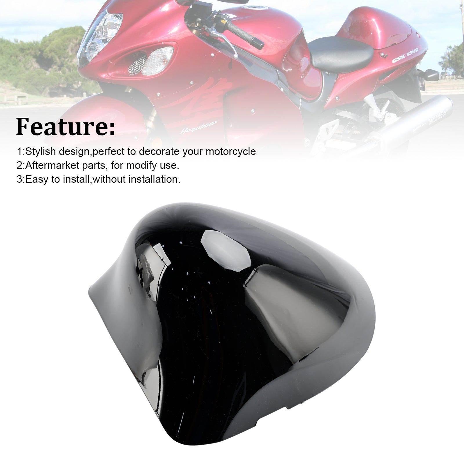 1999-2007 Suzuki GSX1300R GSX-R1300 Hayabusa Rear Seat Fairing Cover