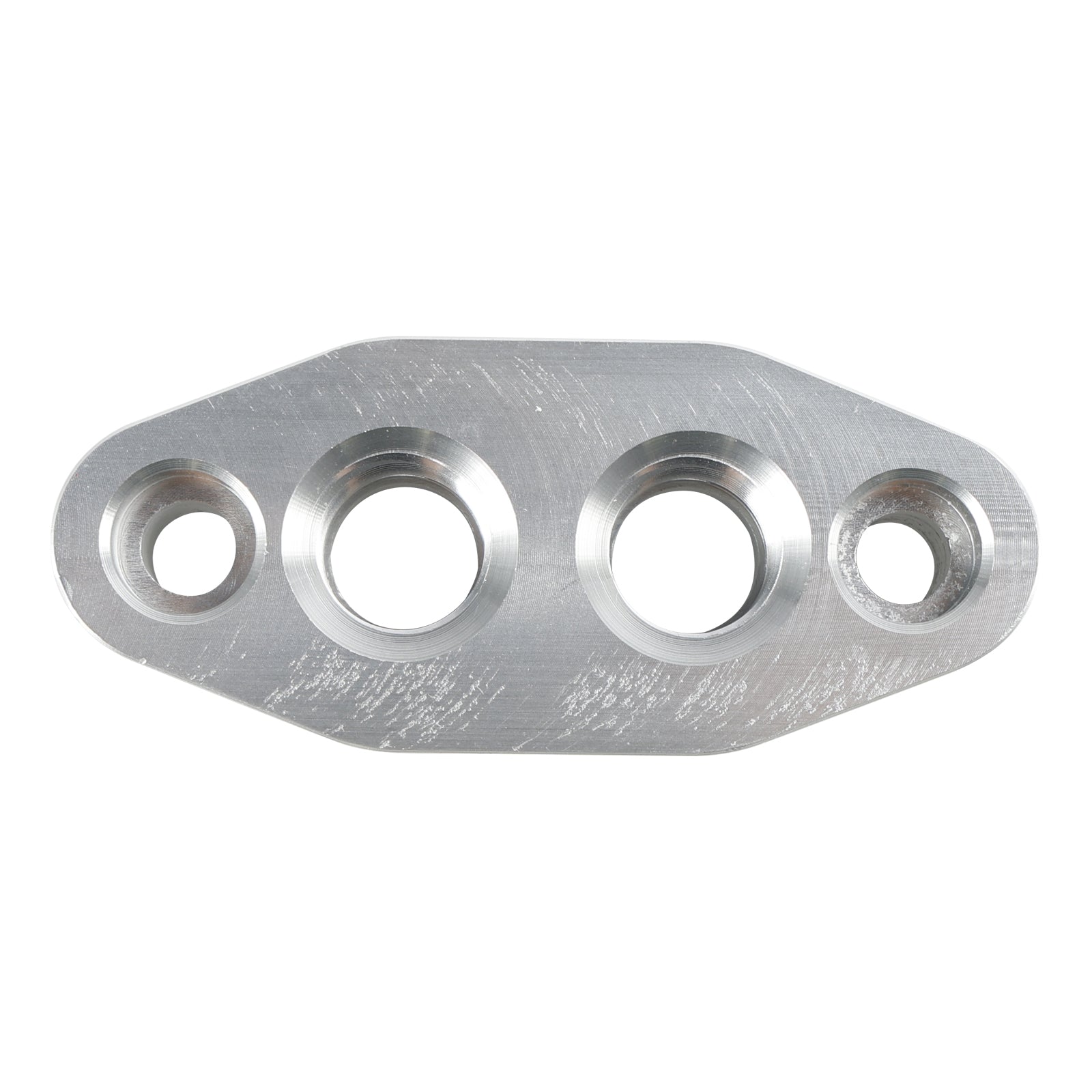 2 Pack Oil Cooler Adapter -6AN ORB Oring In/Out Port Plate LS1 LSX LS3 LS LS2