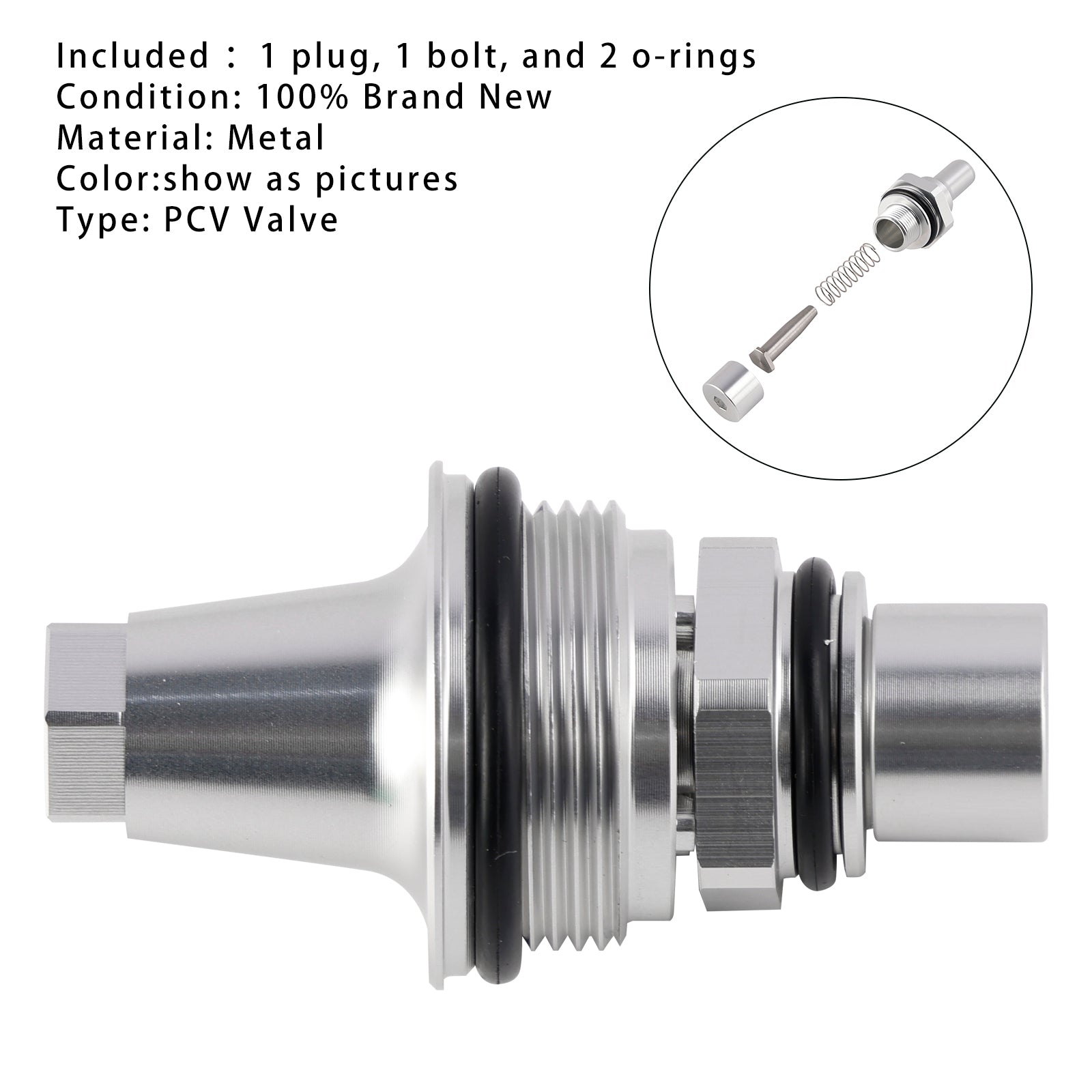 2011-2012 BMW 1M 3.0L, twin turbo E82 Upgraded Replacement N54 PCV Valve Set 11127565284