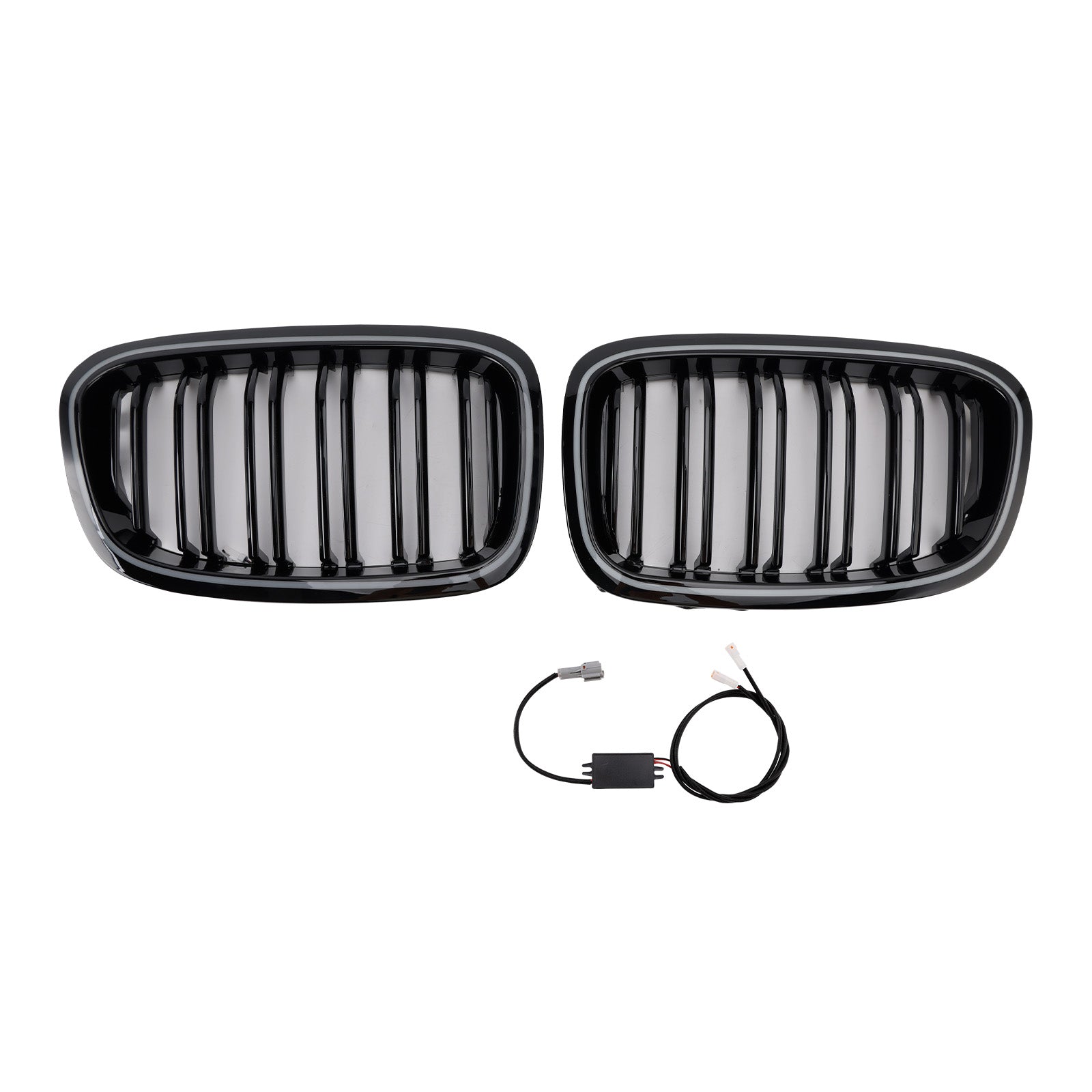 2012-2014 BMW 1 Series F20 F21 2PCS Front Bumper Kidney Grille Grill 551137239021