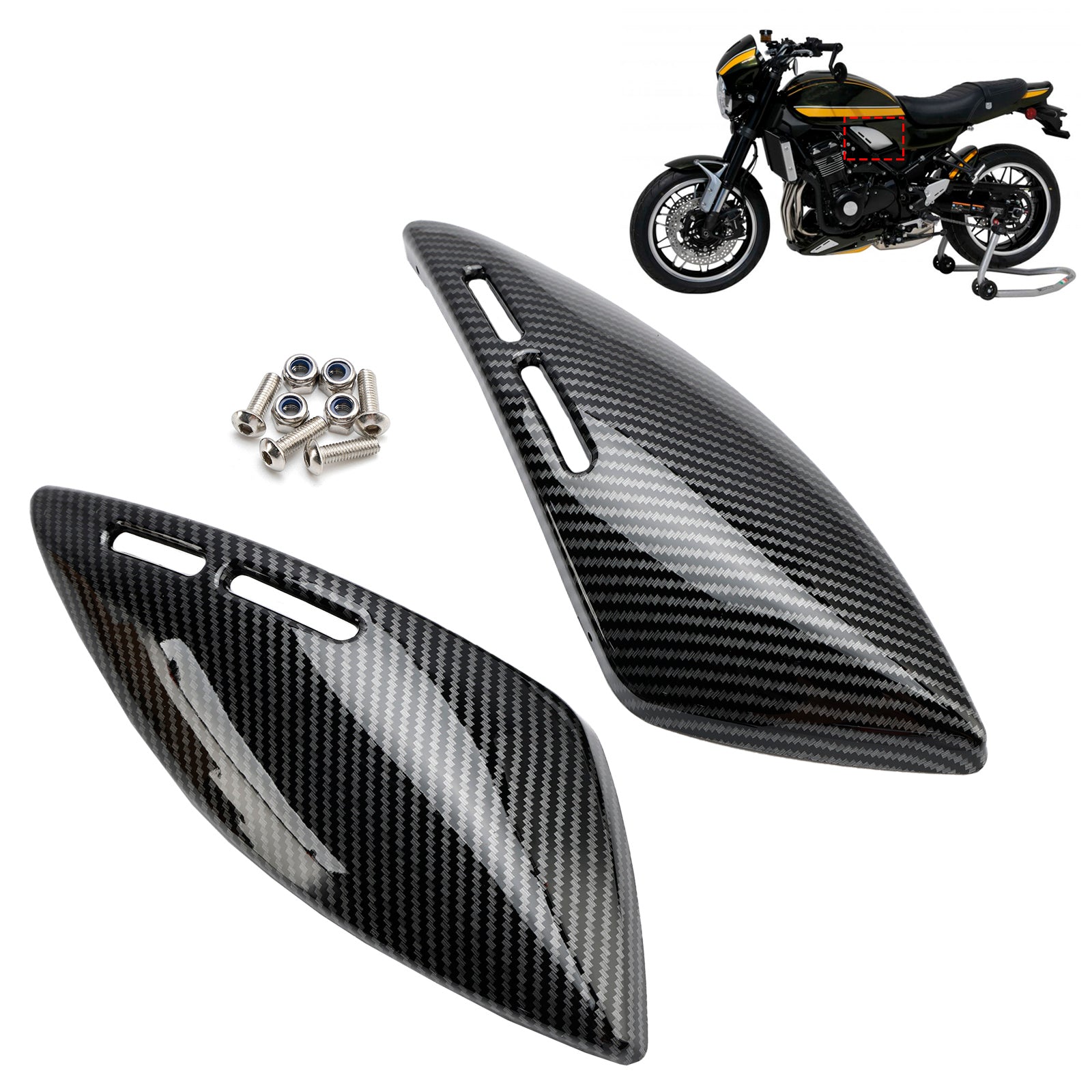 2018-2024 Kawasaki Z900RS Gas Tank Side Cover Panel Fairing Cowl