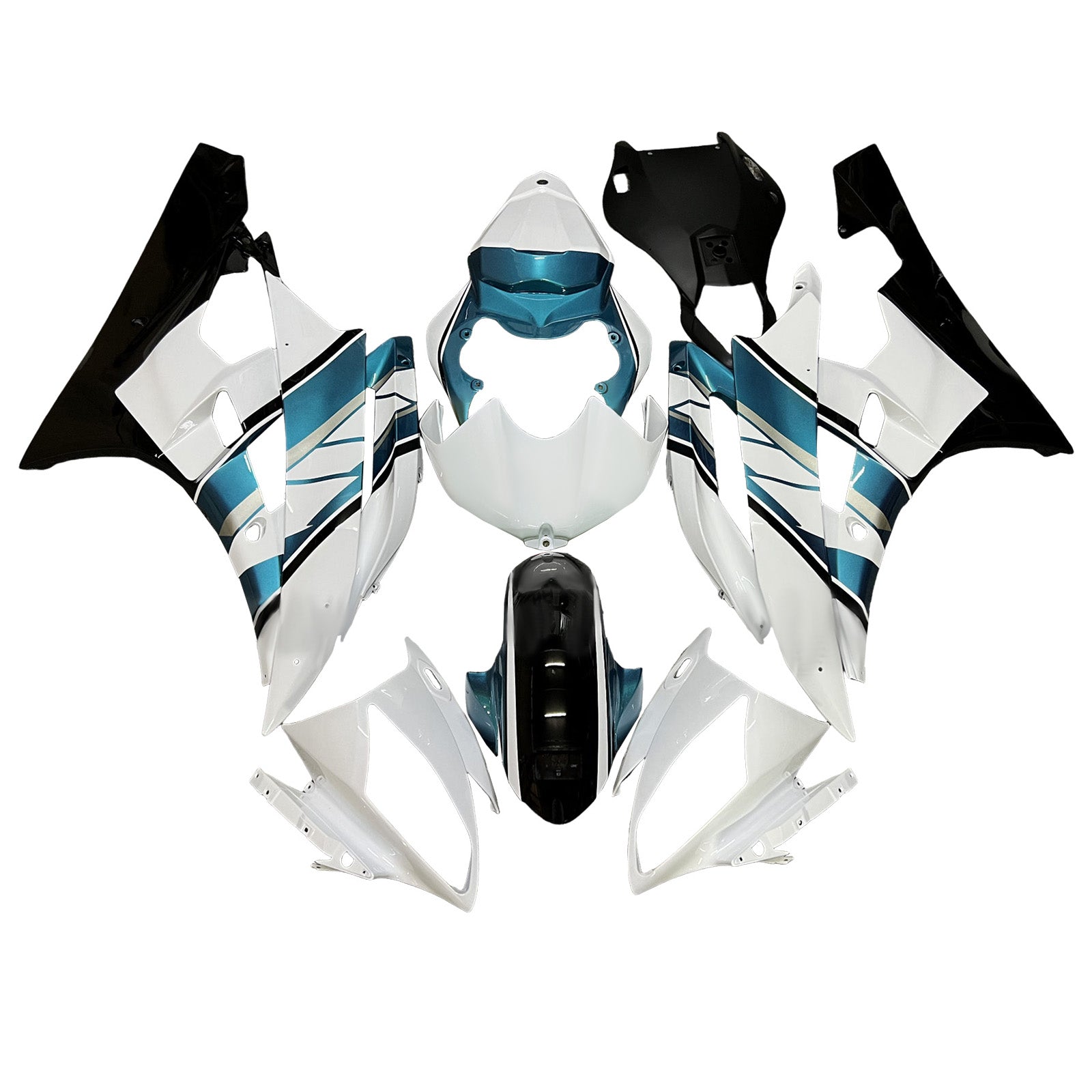 Injection Fairing Kit Bodywork Plastic ABS For Yamaha YZFR6 YZF-R6 2006-2007