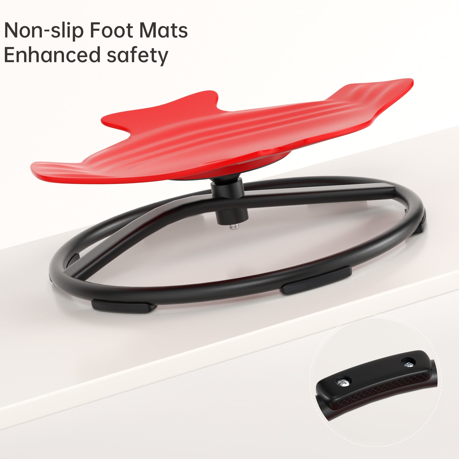 Sit + Spin 360°Sensory Spinning Seat Swivel Toy Kids Fish Wobble Chair Stool