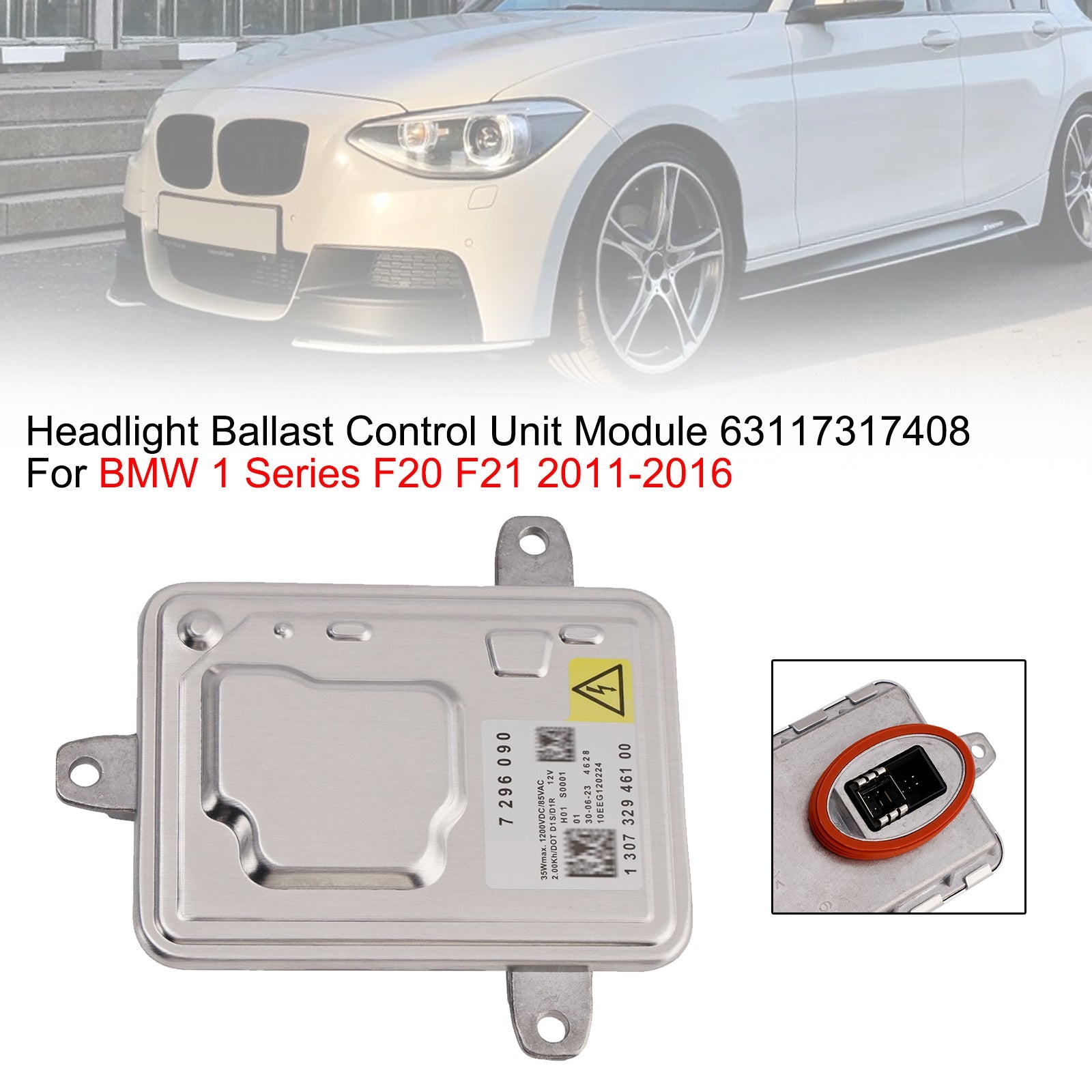 Headlight Ballast Control Unit Module 63117317408 For BMW 1 F20 F21 2011-2016