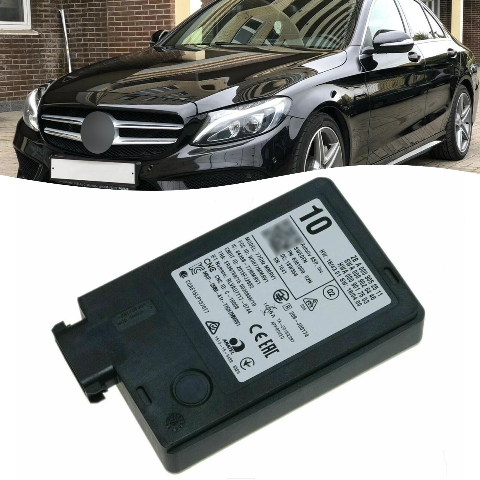 2018-nowon MERCEDES BENZ A Klasse W177 A200 / D / 4MATIC / D 4MATIC New Radar Sensor Distronic Control Unit A0009052511