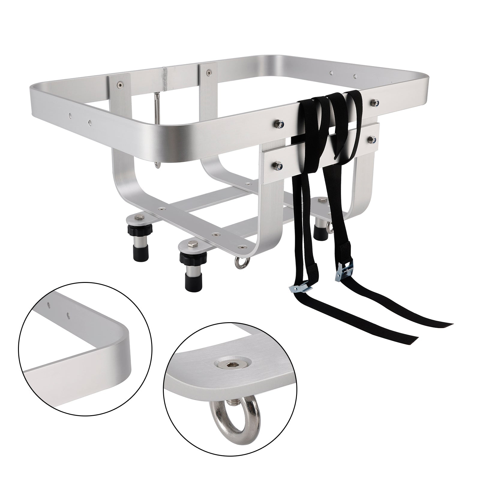 Universal Cargo Rack Cooler Bracket Fuel Can Mounts For Sea Doo Atv Pwc Utv