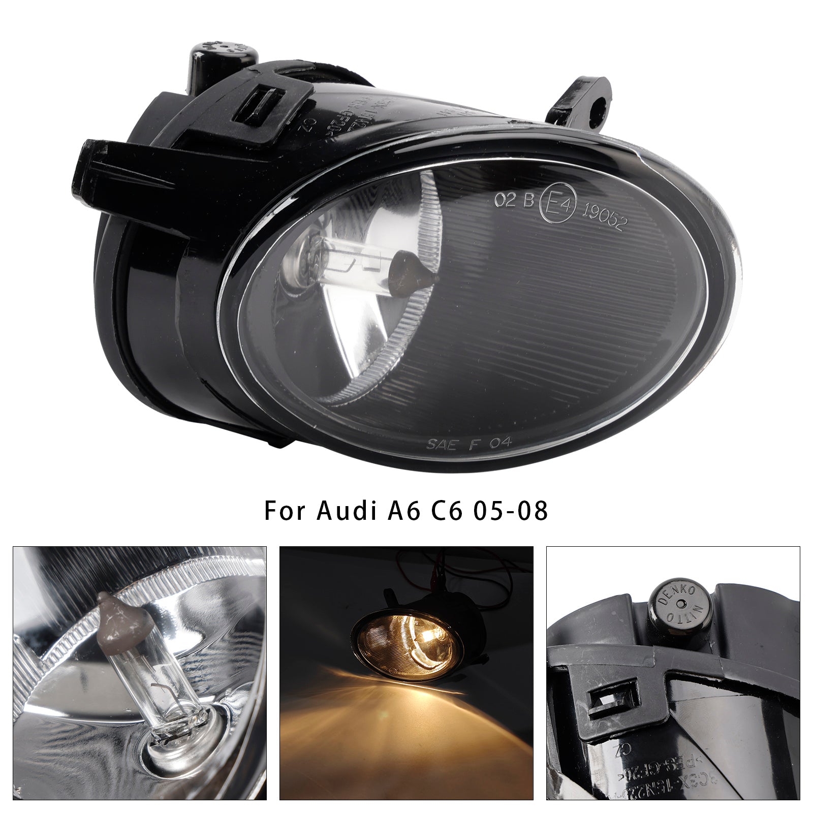 2005 2006 2007 2008 Audi A6 C6 1 Pcs Right Front Bumper Fog Light