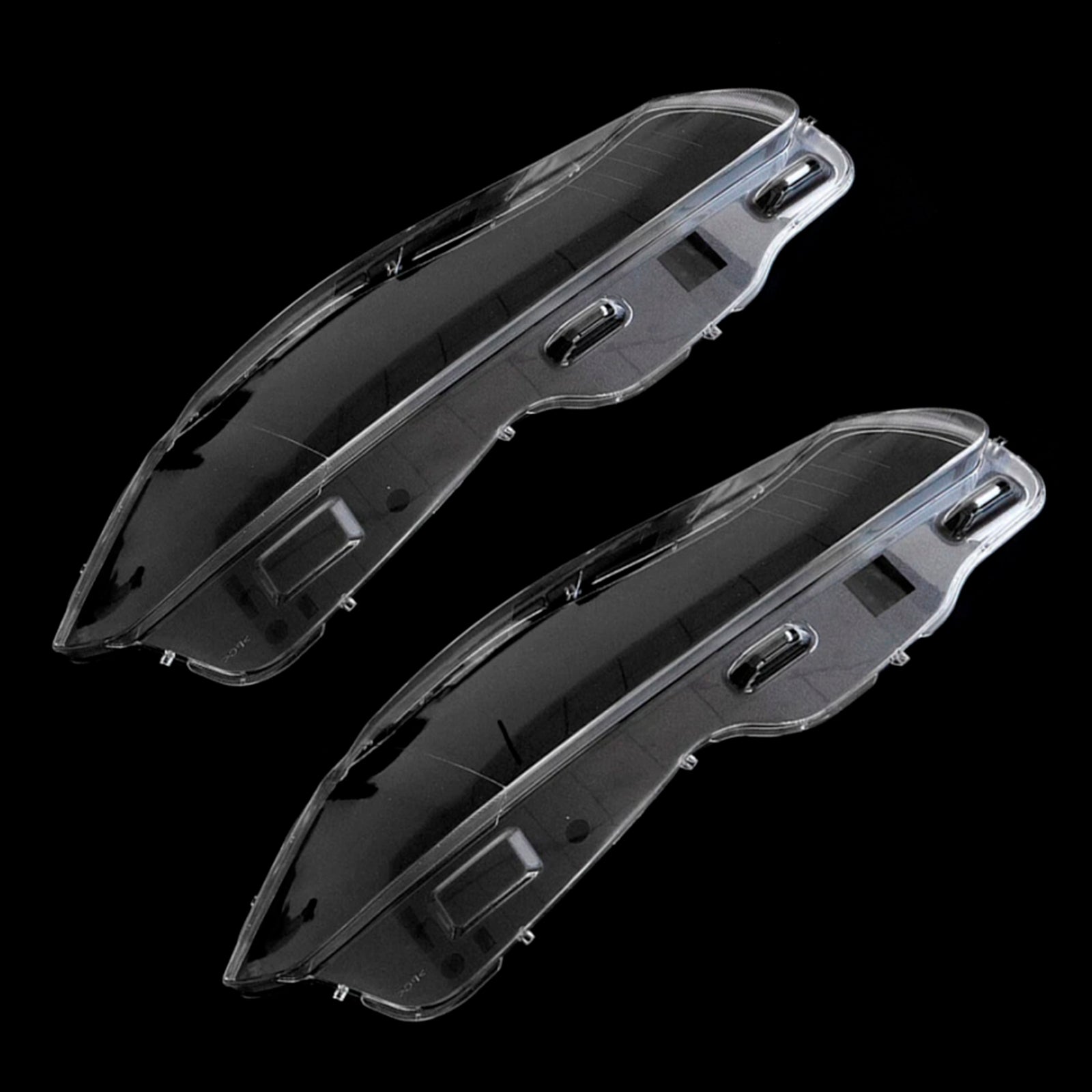 2010-2019 Jaguar XJ XJL Pair Front Headlight Lens Cover Shell Clear
