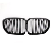 2018-2021 BMW X5 G05 Front Kidney Grille Gloss Black Grill Dual Fin