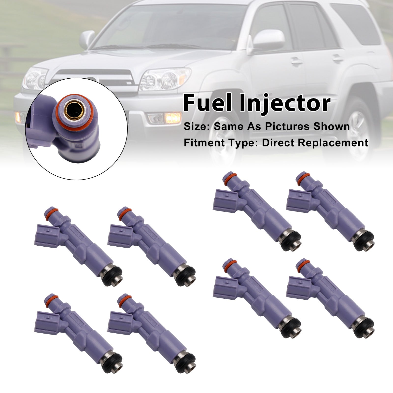 8Pcs Fuel Injector For Toyota Tundra 4.7L 5.7L 05-09 LEXUS IS200 23250-70120