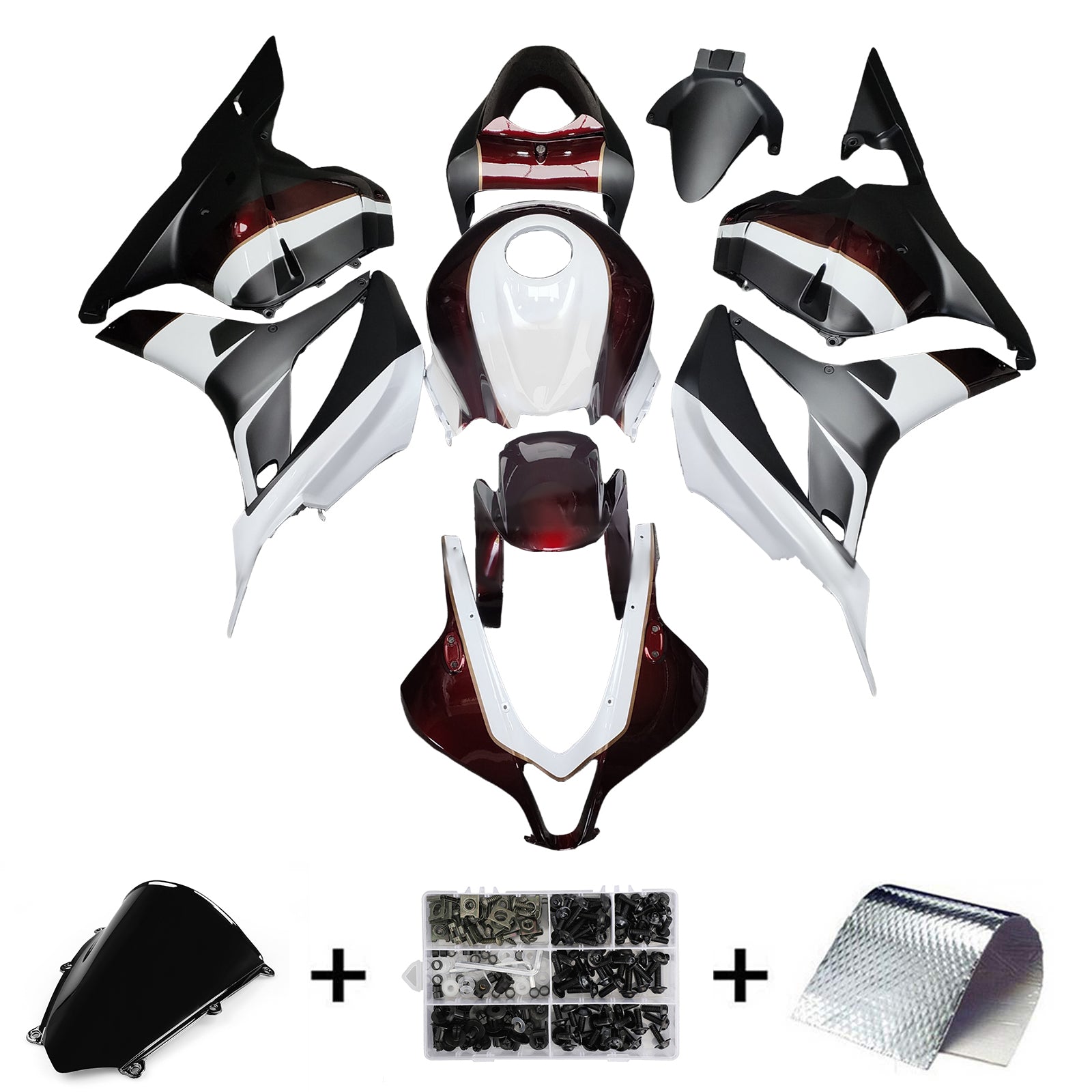 Injection Fairing Kit Bodywork Plastic ABS For Honda CBR600RR 2009-2012 F5