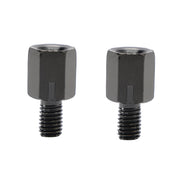 2 Universal Fit Motorcycle Scooter Mirror Adaptors 8mm Reverse to 8mm Standard