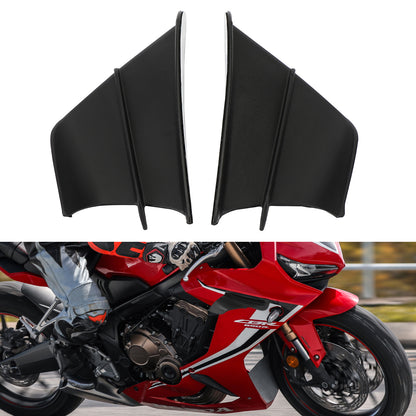 Honda Cbr650R Cbr500R Cb1000R Black Side Winglet Wind Fin Spoiler Trim Cover