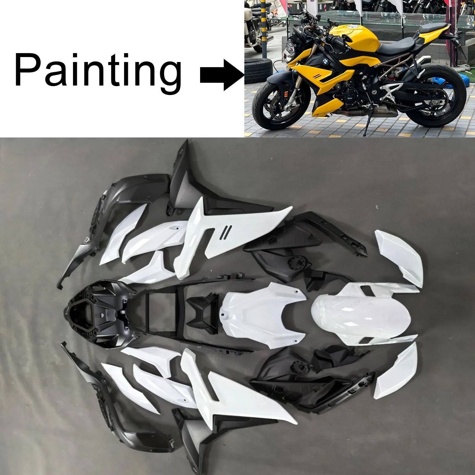 2021-2025 BMW S1000R Injection Fairing Kit Bodywork Plastic ABS