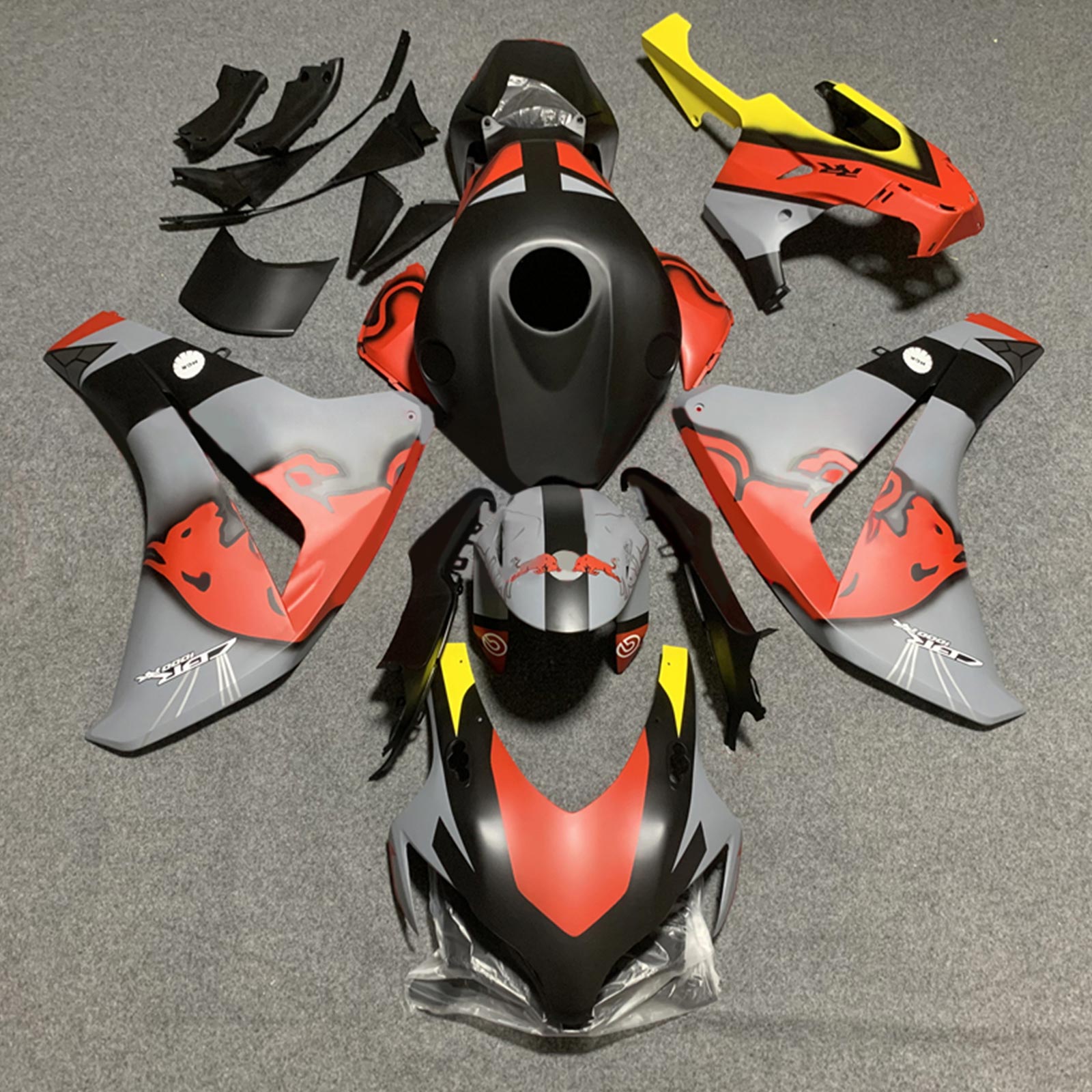 2008-2011 Honda CBR1000RR Injection Fairing Kit Bodywork Plastic ABS#188