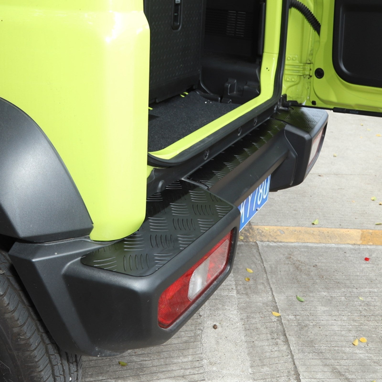 2019 -2023 Suzuki Jimny Black Alloy Rear Bumper Protector Guard Panel Trim Generic