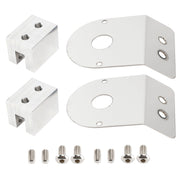 45 Degree Watermelon Light Mount Frame Bracket Angled Clamp Stainless Steel