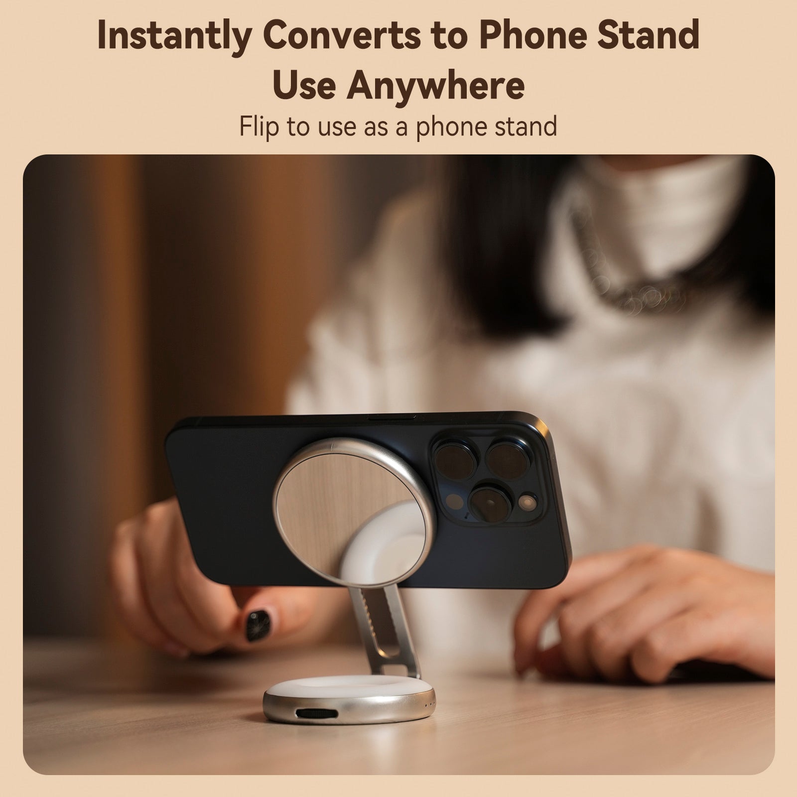 Mobile Phone Magnetic Beauty Fill Light Portable Rotating Stretch Pocket Light
