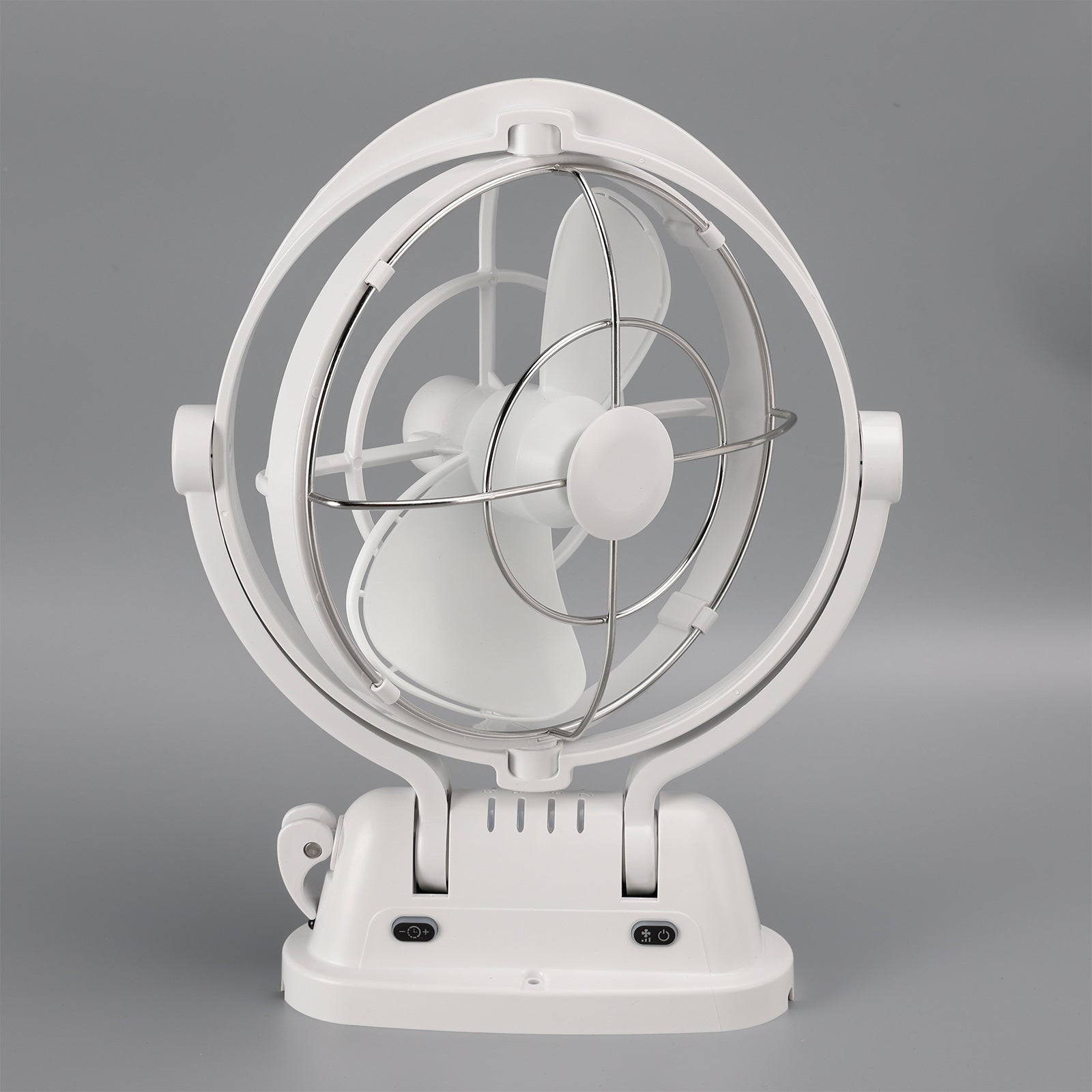 12V/24V Auto-Sensing Low-Power Draw Fan For Boats and RV White
