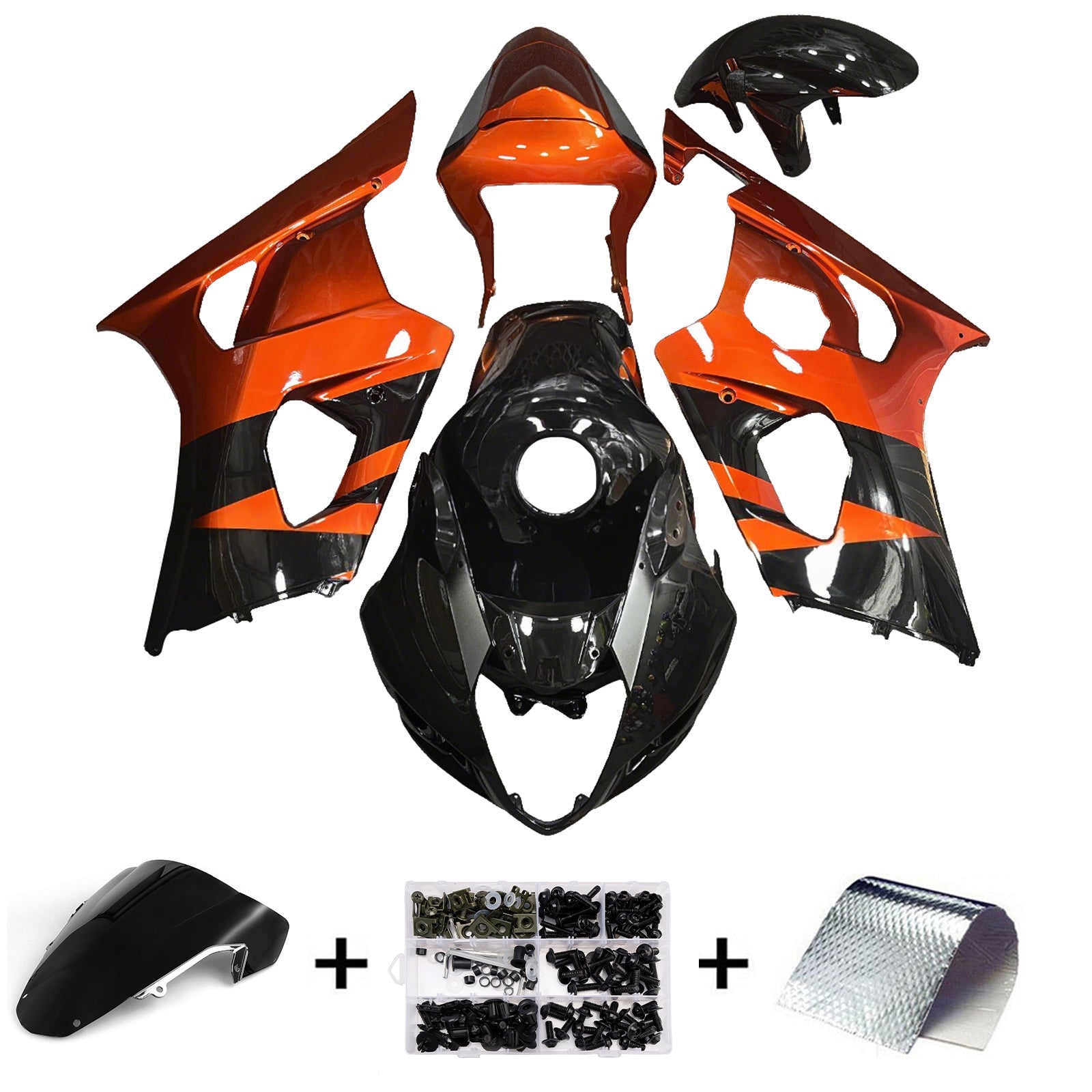Injection Fairing Kit Bodywork Plastic ABS For Suzuki GSXR1000 2003-2004 K3