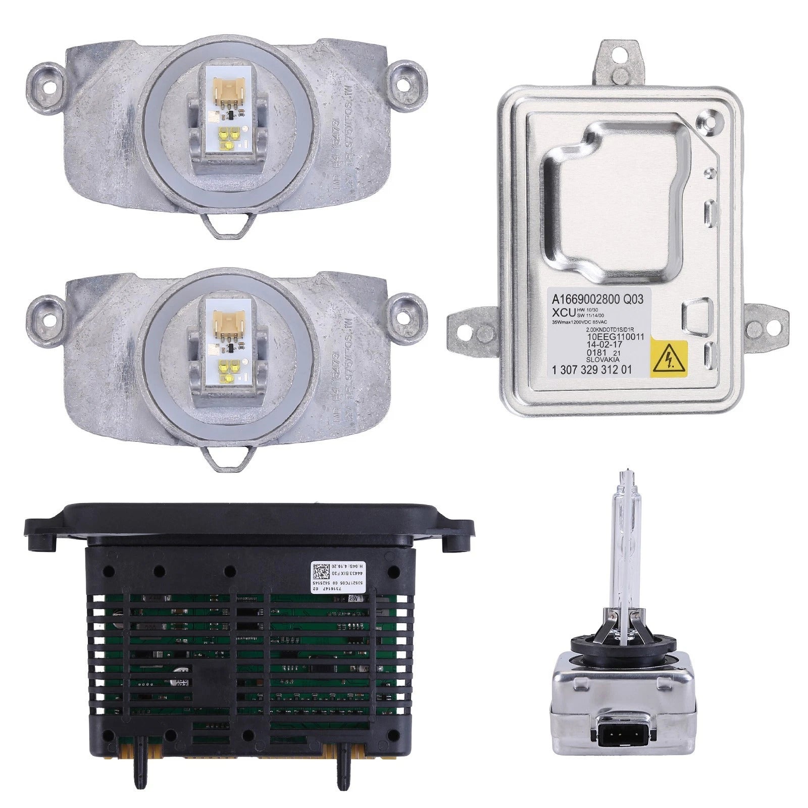 2013-2015 BMW 320i xDrive Adaptive Xenon Ballast Control Module Kit 63117398766 63117311243