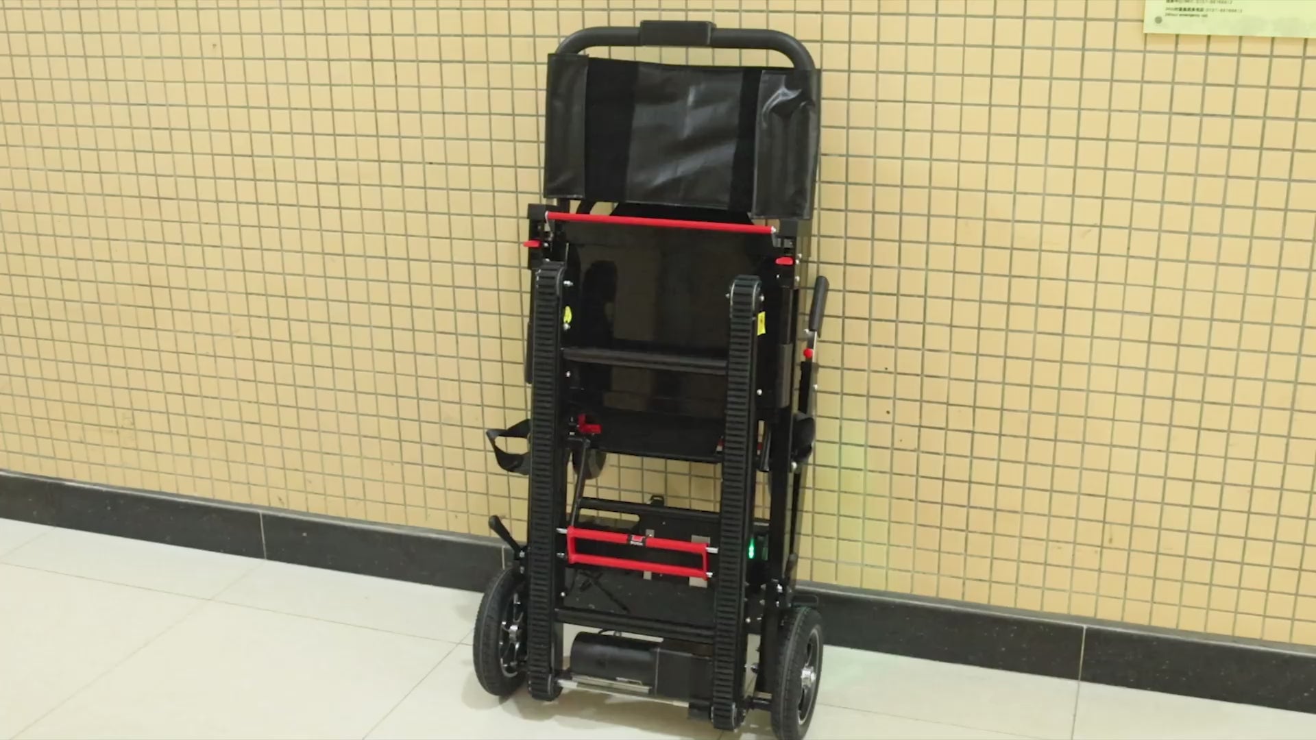 Large Wheel Motorized Climbing Wheelchair Stair Lifting Chair Elevator Disabled