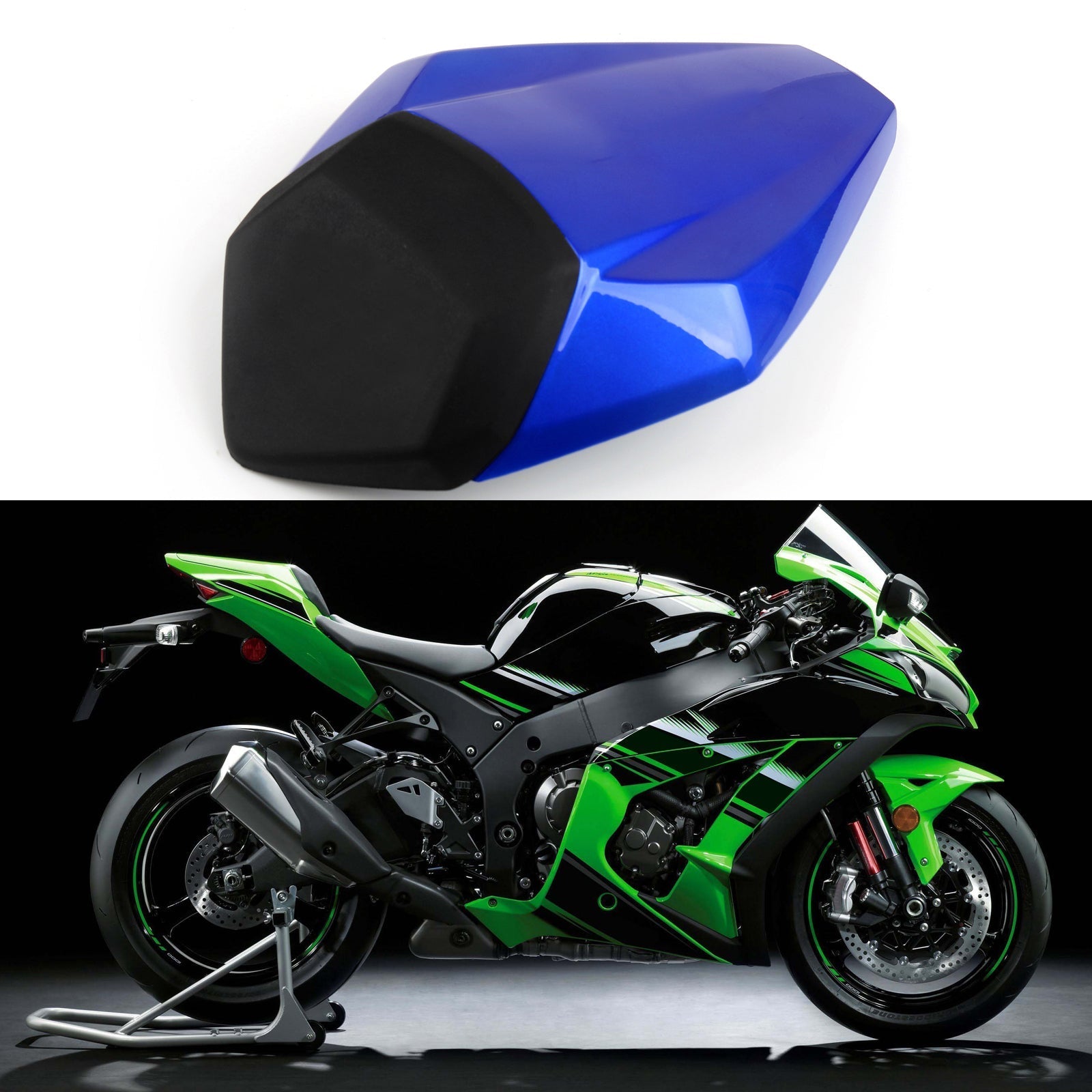 Rear Seat Cover Cowl For Kawasaki Nijia ZX10R ZX10-R 2016-2026 GBlack